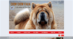 Desktop Screenshot of chowchowitalia.com